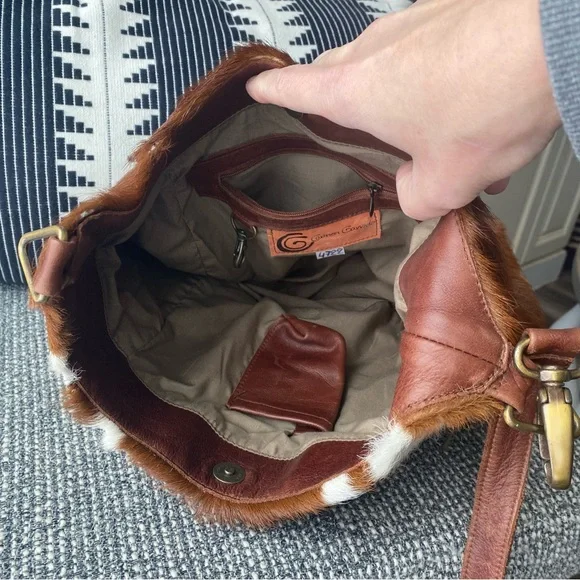 100% Cowhide Shoulder Bag - Picture 11 of 17